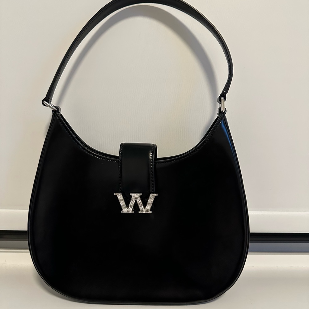 Alexander Wang Black Smooth Leather Hobo